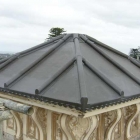 Traditional lead panelled roof after (Monte Cecelia aka Pah farm house) 35Kg lead